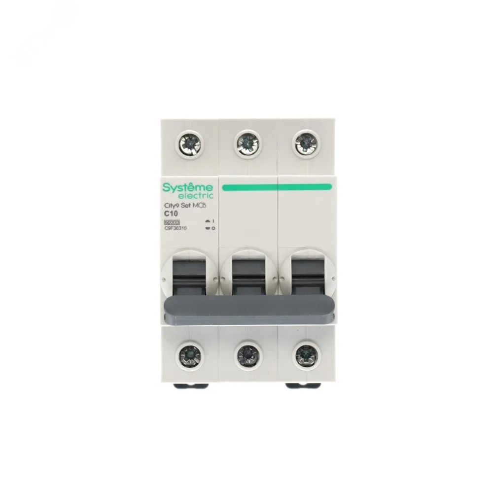 City9 Set Автоматический выключатель (АВ) С 10А 3P 6kA 400В (4шт) C9F36310