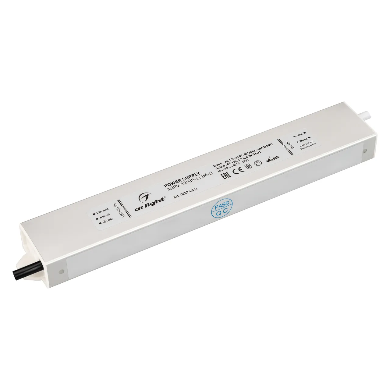 Блок питания ARPV-12080-SLIM-D (12V, 6.7A, 80W) 025744(1)