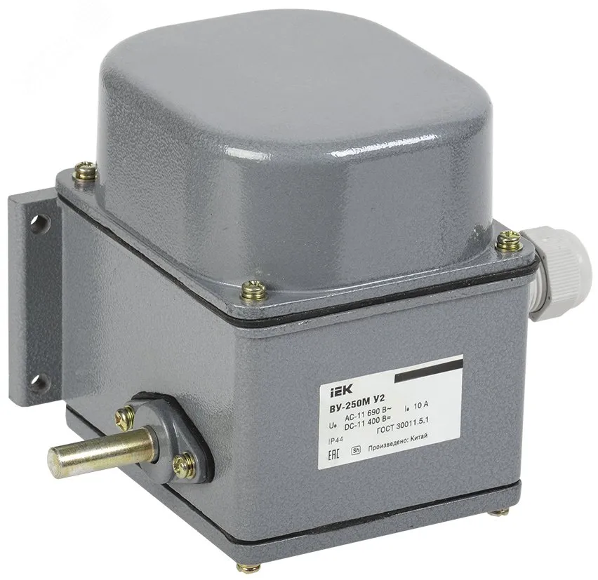 Выключатель концевой ВУ-250М У2, 2 комм. цепи, IP44, KV-1-250-1