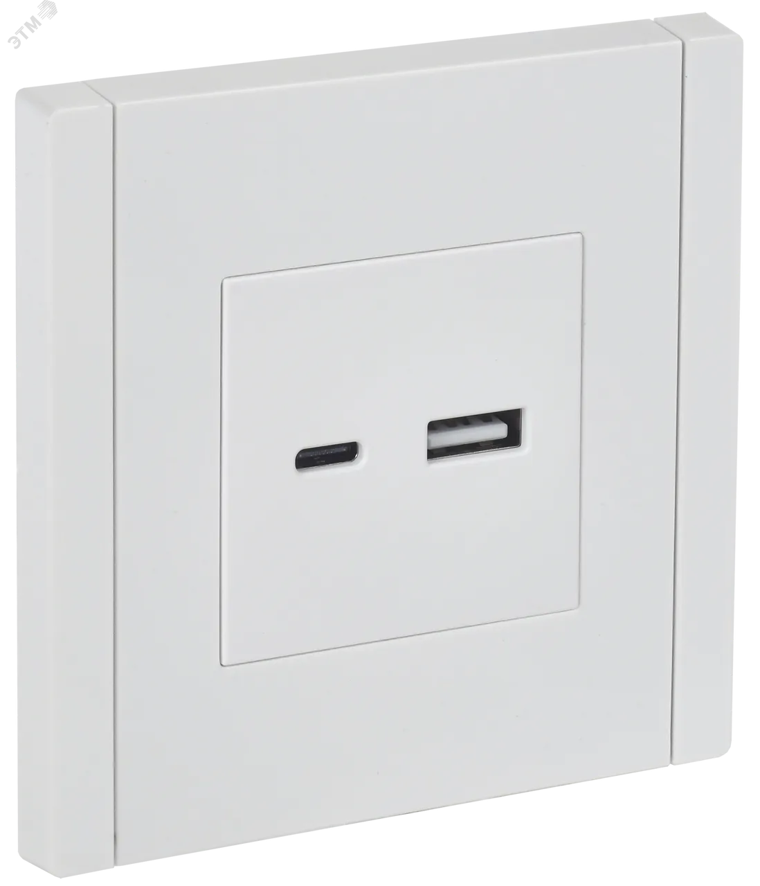 FORTE&PIANO Розетка USB A+C 3,1А FP250 белый IEK FP-U22-D31-K01