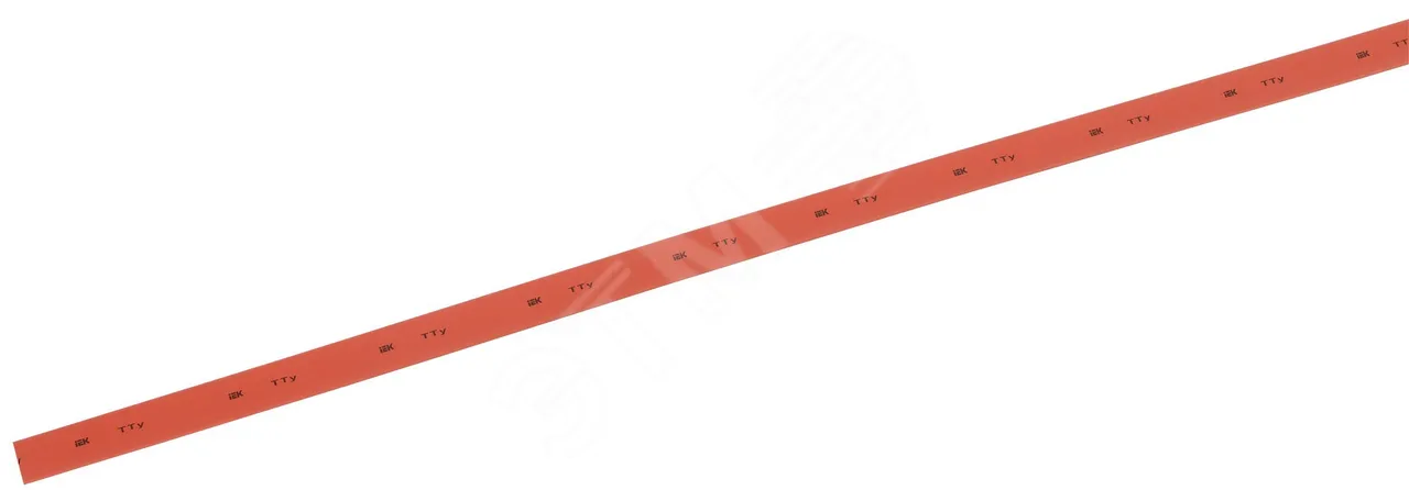 Трубка термоусадочная ТТУ нг-LS 8/4 красн. 1м UDRS-D8-1-K04