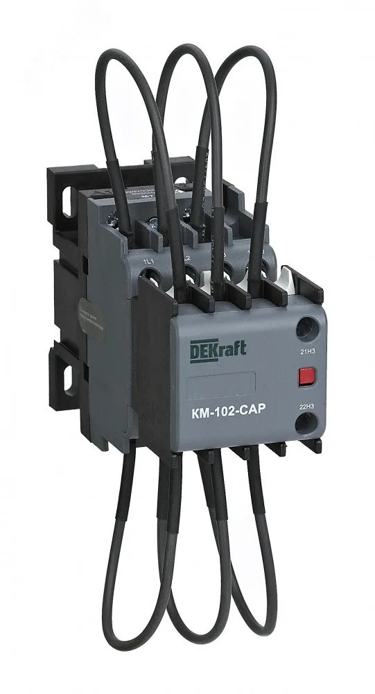 Контактор конденсаторый 20кВАр, 220/230В, AC6b, 1НО1НЗ серии КМ-102-CAP (1шт) C2 22422DEK