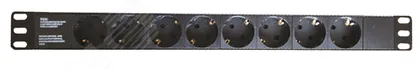 Блок распределения питания (PDU) 19" 16A, Вых:8 Schuko, Вх:Schuko R519SH8