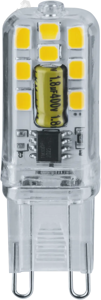 Лампа светодиодная LED 3вт 230в G9 тепло-белый капсульная 24354