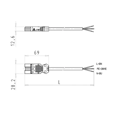 Кабельная сборка GST18I3K1-S 15 5kVRT03