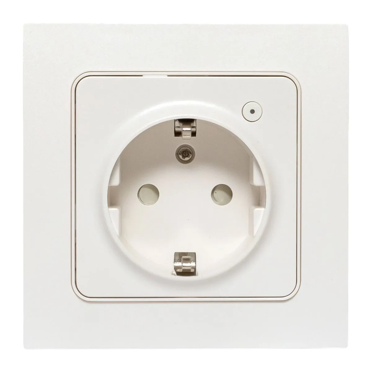 Умная розетка Стокгольм 1-местная 16А белый Zigbee EKF Сonnect RCS-ST16-WD-ZB