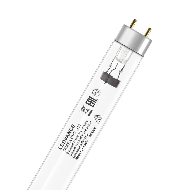 Лампа бактерицидная с УФ-С излучением TIBERA UVC T8 30W G13 4058075499249