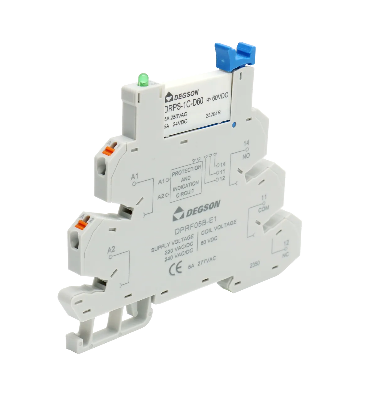 Реле с колодкой DRPSP-1C-A220