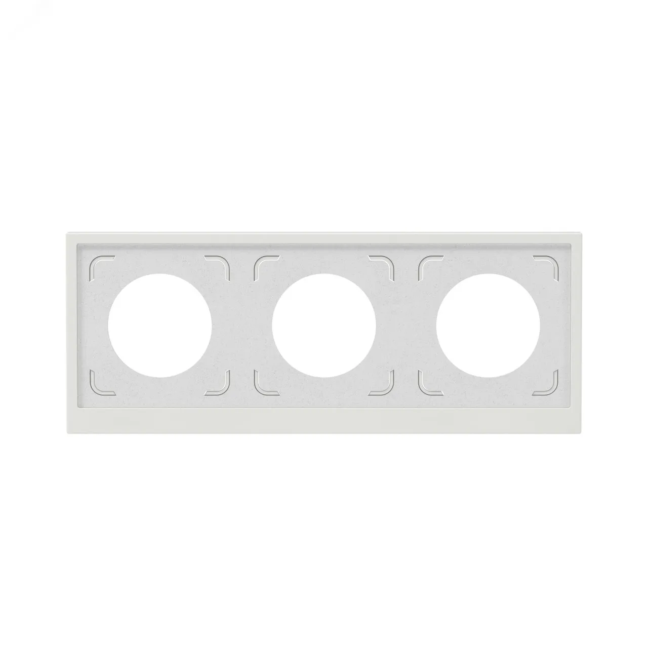 Рамка 3 поста IP44, KANT, белый песок 7010946