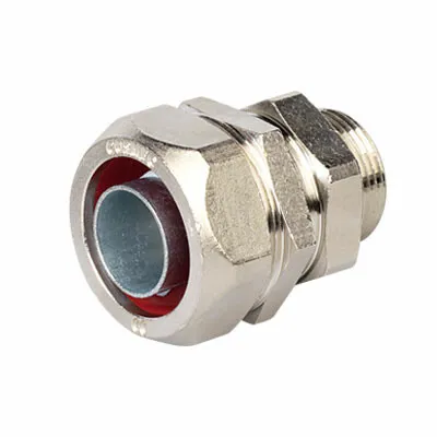 Муфта поворотная металлорукав-коробка DN 20,М25х1,5,наружная резьба 6014-25G