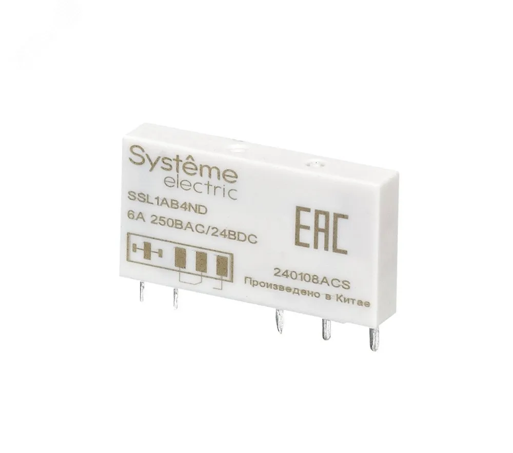 Реле интерфейсное 1CO,6A, 60В DC SSL1AB4ND
