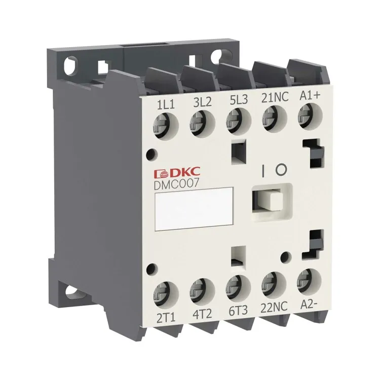 Миниконтактор YON DMC007 7A 3кВт AC3 3P кат. 380В AC 1НО DMC007-3C10A380