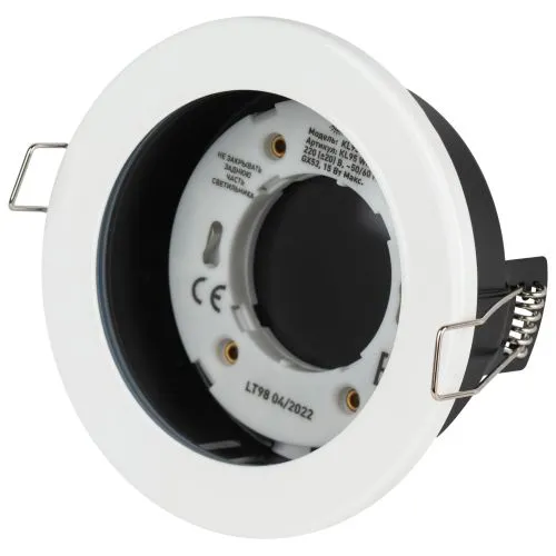 Светильник встраиваемый KL95 WH GX53 IP44 бел. Б0055809