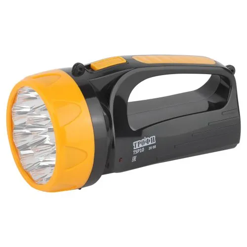 Фонарь-прожектор аккумуляторный TSP10 15LED 2 режима 4В 1.5А.ч ЗУ 220В (картон. упак.) Б0016537
