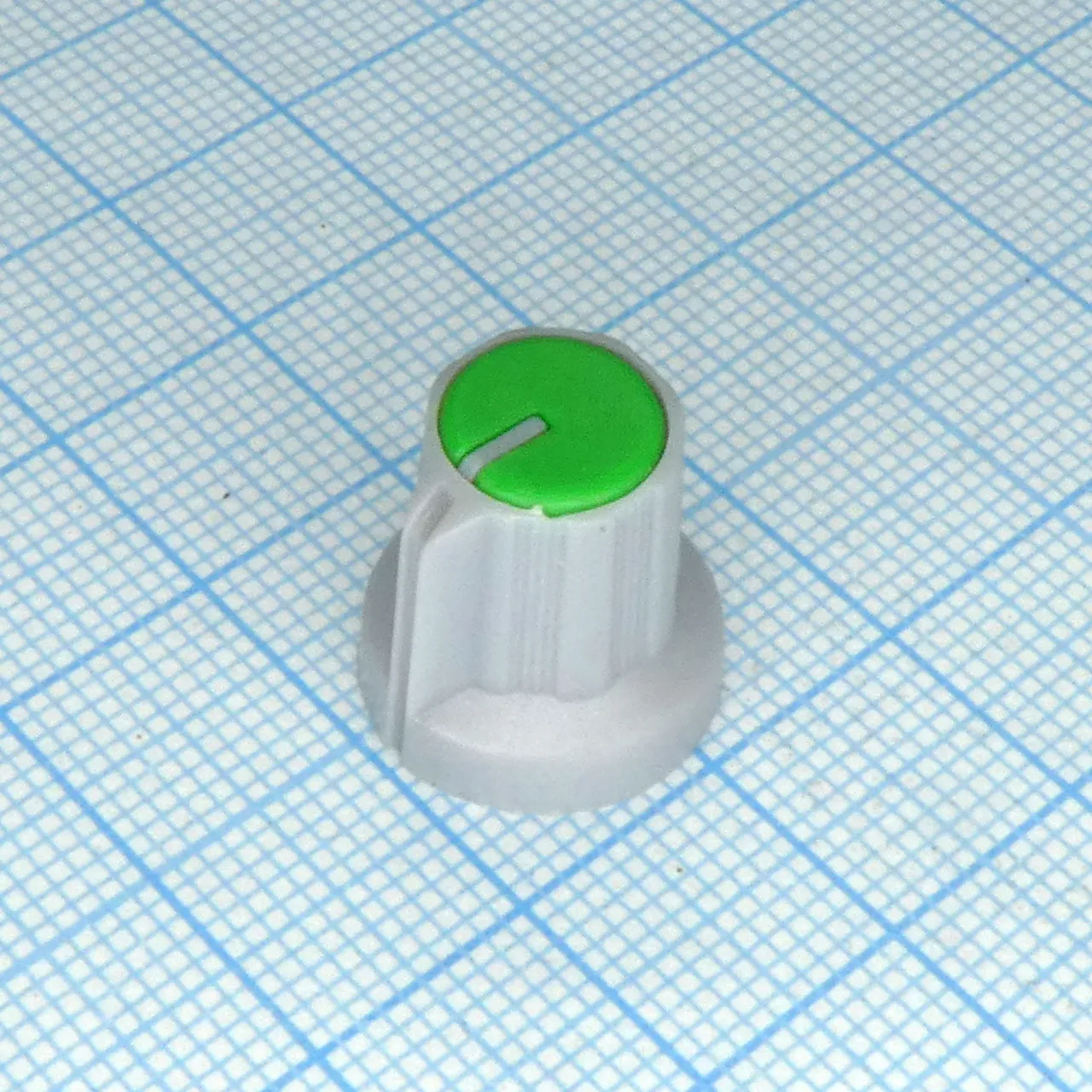 Ручка RR4836 серо-зелён. насечка, d=6mm