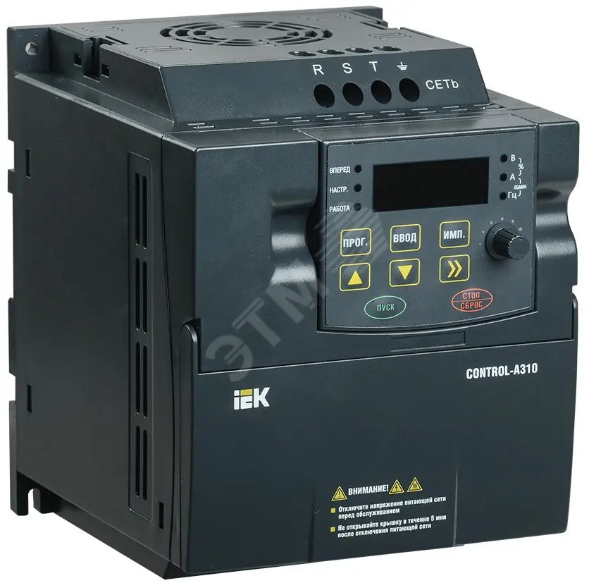 Преобразователь частоты CONTROL-A310 380В, 3Ф 0,75 kW 2,3A CNT-A310D33V0075TEZ