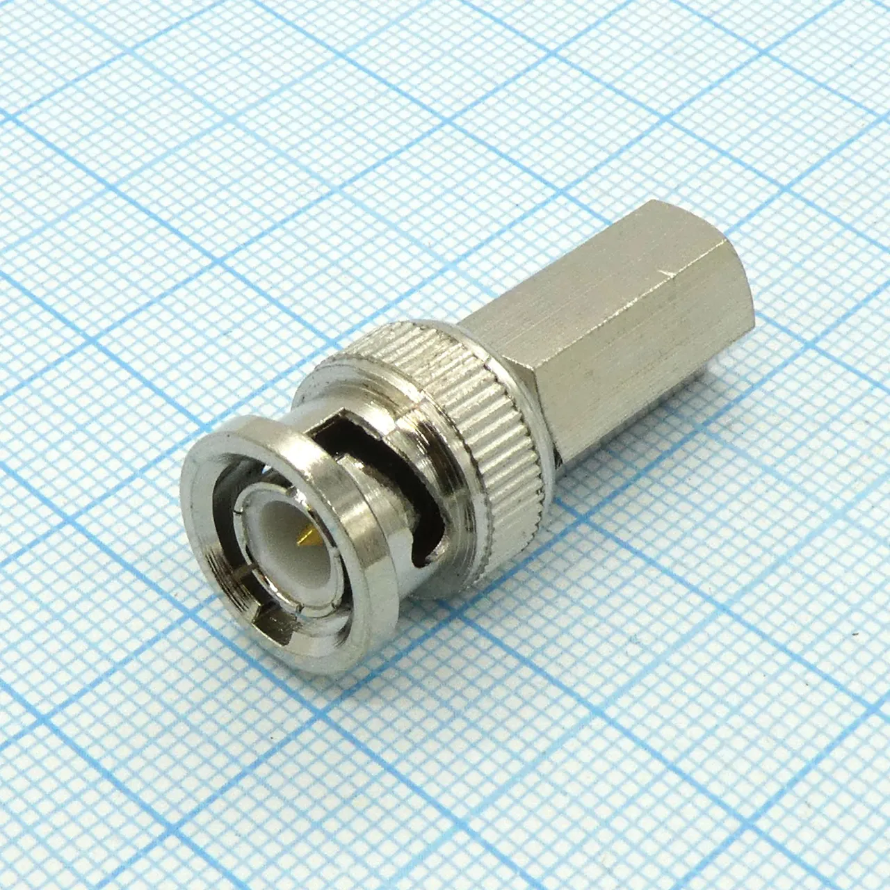 BNC штекер, накрутка RG-59