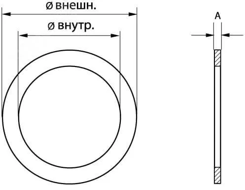 Прокладка уплотнительная M25 PAPM25