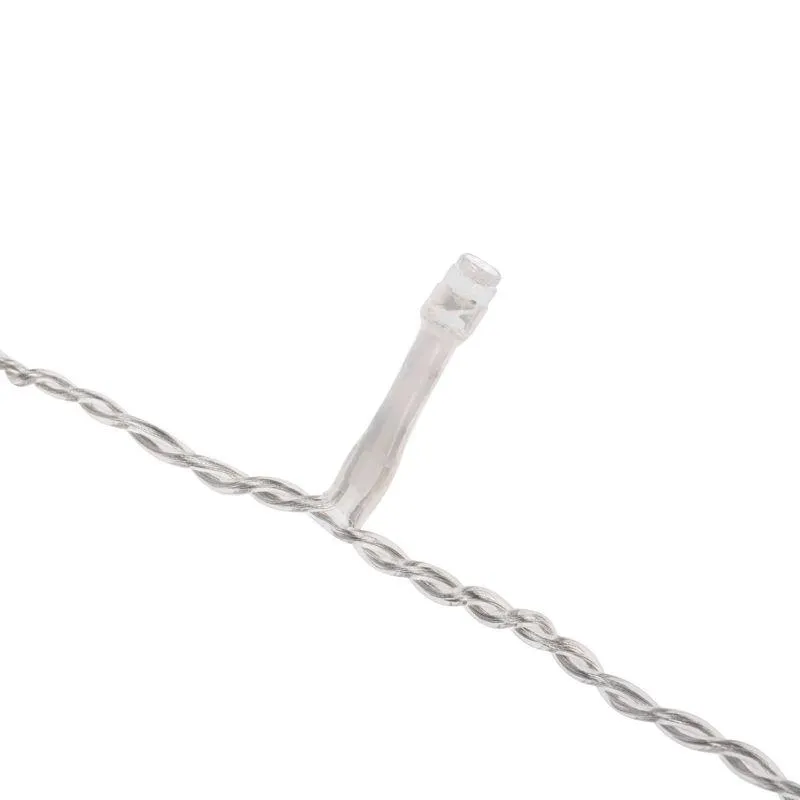Гирлянда светодиодная "Айсикл" (бахрома) 5х0.6м 112LED бел. 3.4Вт 230В IP44 эффект мерцания провод прозр. 255-525
