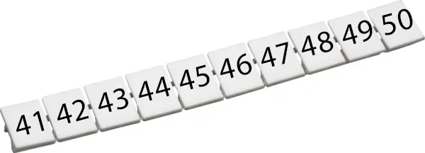 Маркировка для клемм CA509/K5/H/41-50