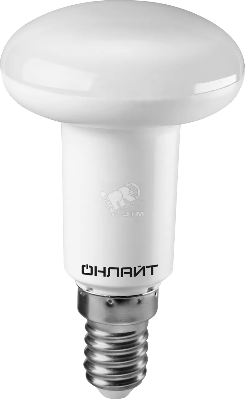 Лампа светодиодная LED зеркальная 5вт E14 R50 белый 19219