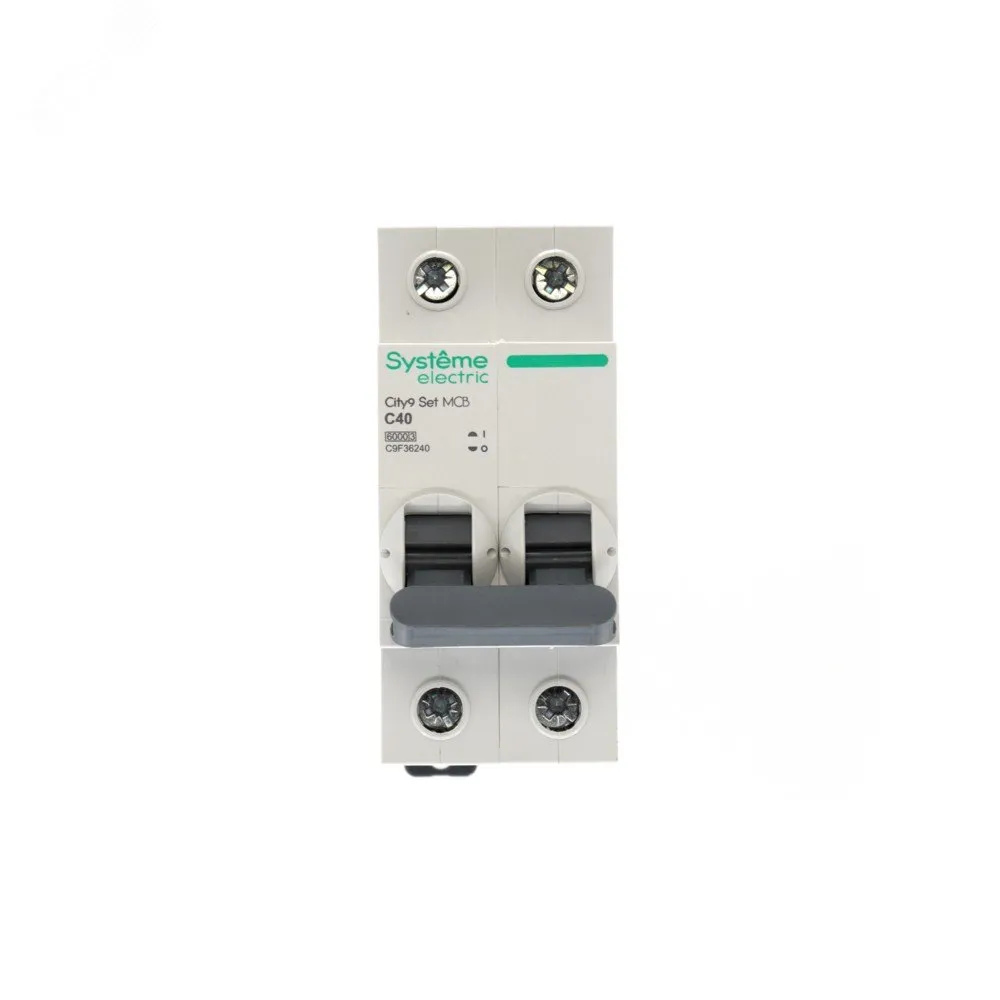City9 Set Автоматический выключатель (АВ) С 40А 2P 6kA 230В (6шт) C9F36240