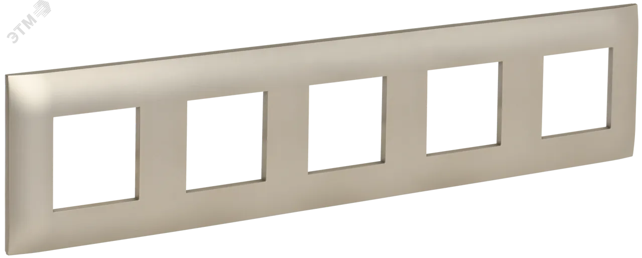 SKANDY Рамка 5-местная SK-F05Sh шампань IEK SK-M52-K37