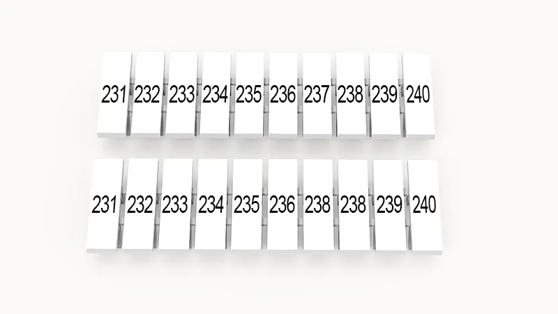Маркировка (полоска) ZB3.5-10P-19-33Z(H)