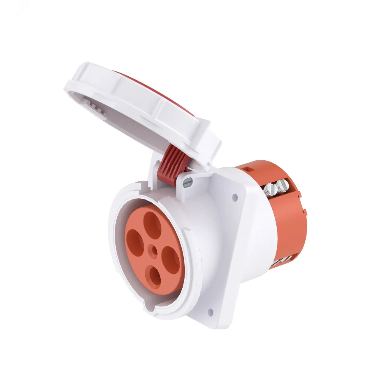 Розетка панельная с наклоном IP67 63A 3P+E 400В DIS4156366