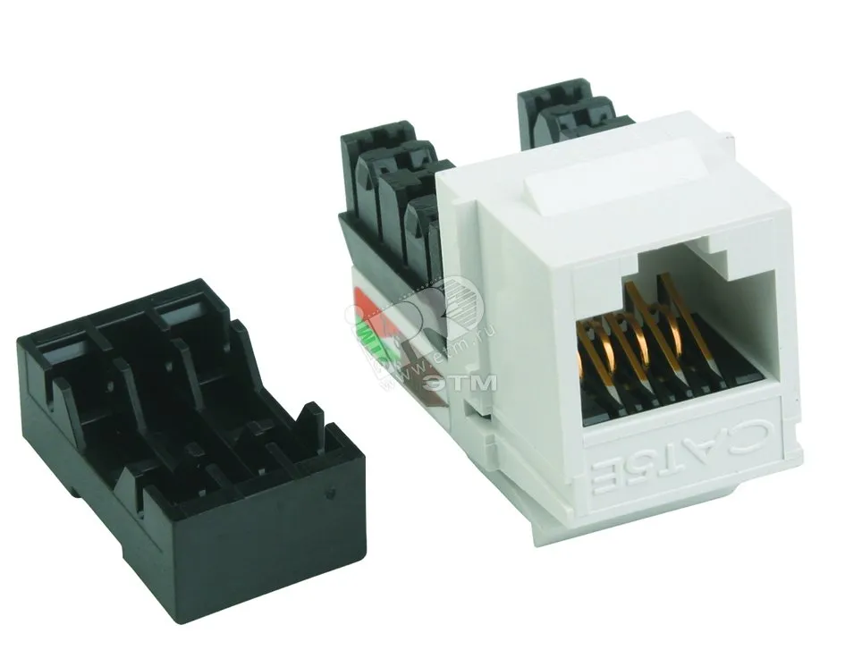 Коннектор RJ45, категория 5е, UTP