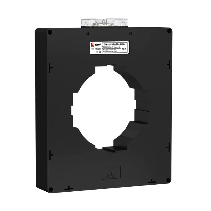 Трансформатор тока ТТЕ-125-2000/5А класс точности 0,5S (большой корпус) EKF PROxima tte-125B-2000-0.5S