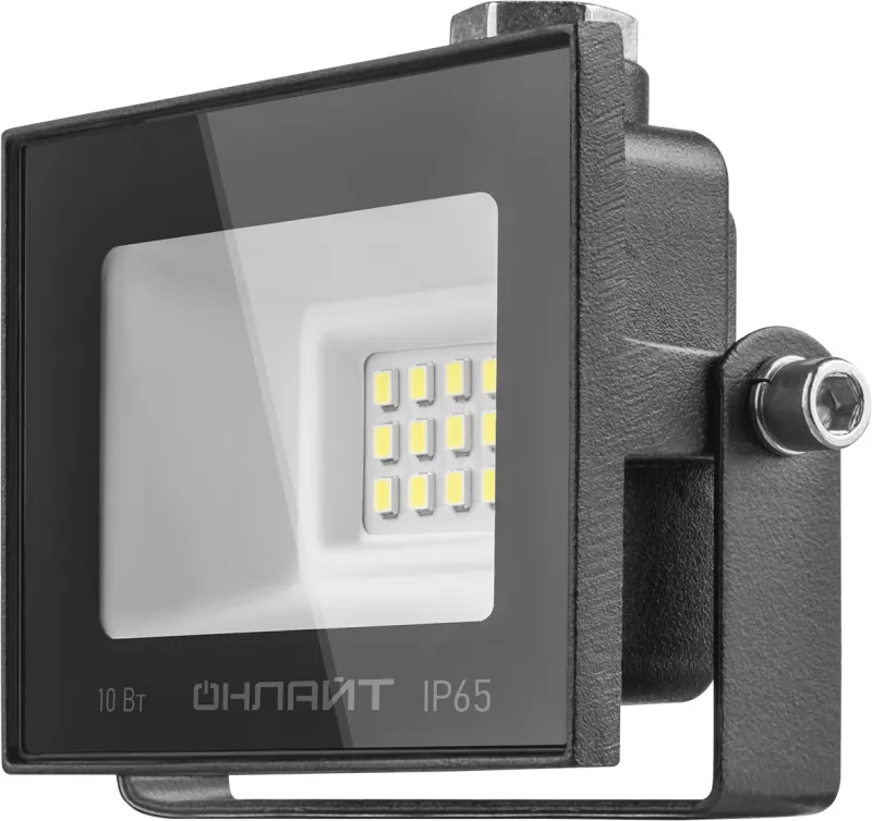 Прожектор светодиодный 71 688 OFL-10-6K-BL-IP65-LED 10Вт 6000К IP65 800лм черн. 71688