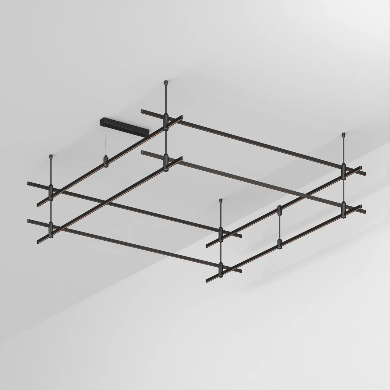 Трек ART-APRIORI-QUADRAT-2-ROD-400-2000x2000 (BK) (Arlight, IP20 Металл, 3 года) 048550
