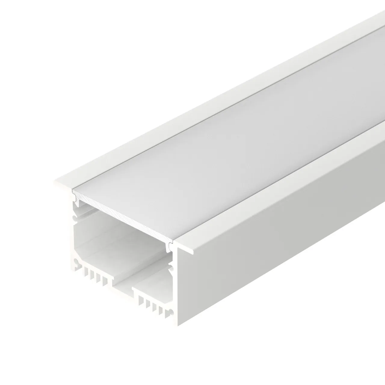 Профиль с экраном SL-LINIA62-F-2500 WHITE+OPAL 021374