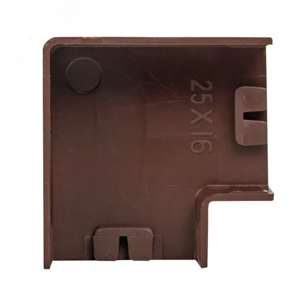 Поворот 90 гр. (25х16) (4 шт) темное дерево EKF-Plast