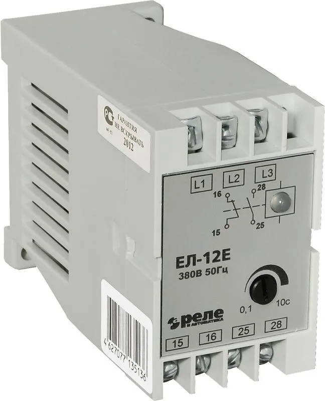 Реле контроля фаз ЕЛ-12Е 380В 50Гц A8222-77135242