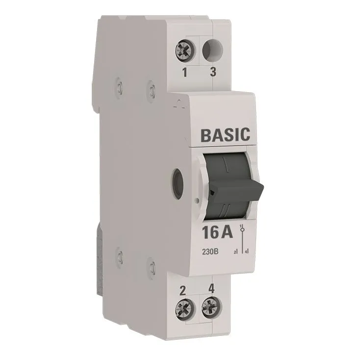 Трехпозиционный переключатель 1P 16А Basic tps-1-16