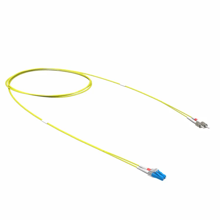 Оптический коммутационный шнур переходной Duplex LC-UPC/ST-UPC, 9/125 OS2, 1 м RNPC9DSULU1