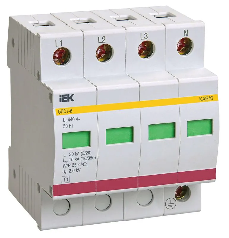 Ограничитель перенапряжения ОПС1-C 4P MOP20-4-C