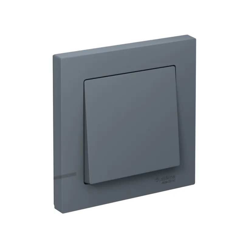 Выключатель 1-кл. СП AtlasDesign 10А IP20 (сх. 1) 10AX в сборе грифель SE ATN000712