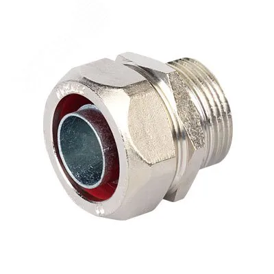 Муфта металлорукав-коробка DN 50,М50х1,5 наружная резьба 6014-50A