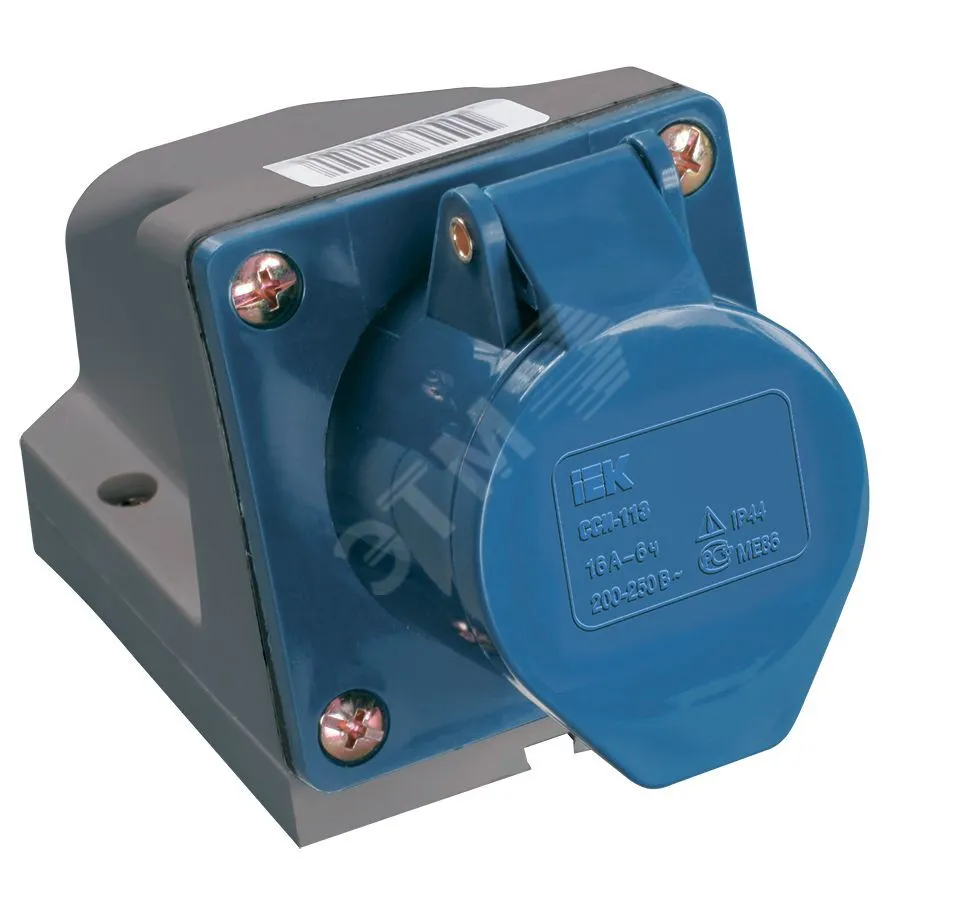 Розетка ОП 32А 220В 2P+PЕ ССИ-123 IP44 PSR11-032-3