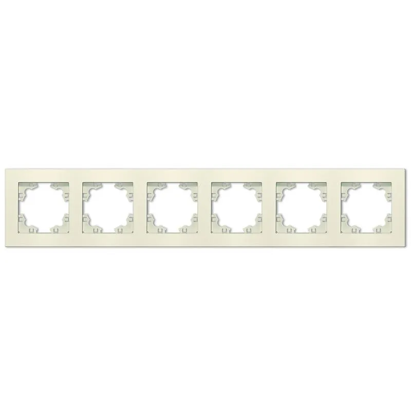 Рамка 6-м Афина универс. сл. кость (ivory) A1043-I