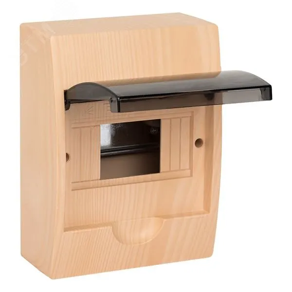 Щит ЩРН-П-6 IP41 светлое дерево PROxima pb40-n-6-light