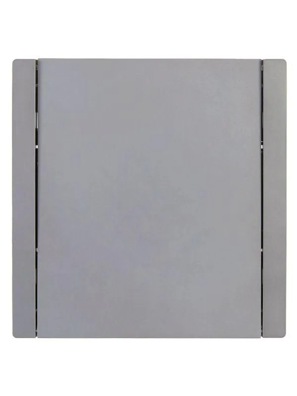 FORTE&PIANO Выключатель 1-клавишный 10А FP501 сталь IEK FP-V10-0-10-1-K46