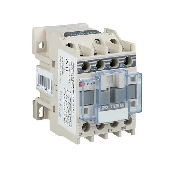 Контактор КМЭ малогабаритный 12А 24В 1NO PROxima ctr-s-12-24