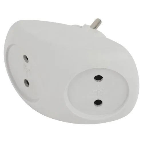Разветвитель 2-м без заземл. 10А IP20 SPx-2-W бел. Б0053480
