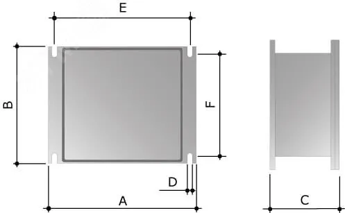 Коробка ответвительная алюминиевая окрашенная, IP66/IP67, RAL9006, 154х129х58мм 65302