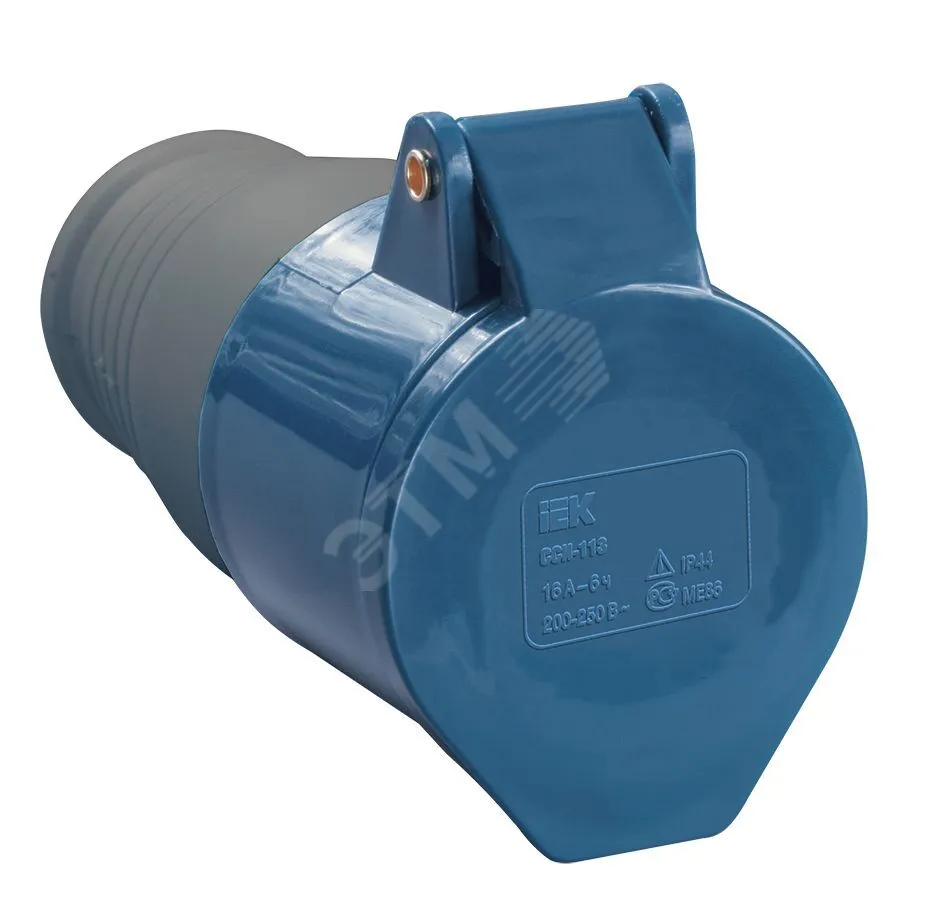 Розетка кабельная 32А 220В 2P+PE ССИ-223 IP44 PSR21-032-3