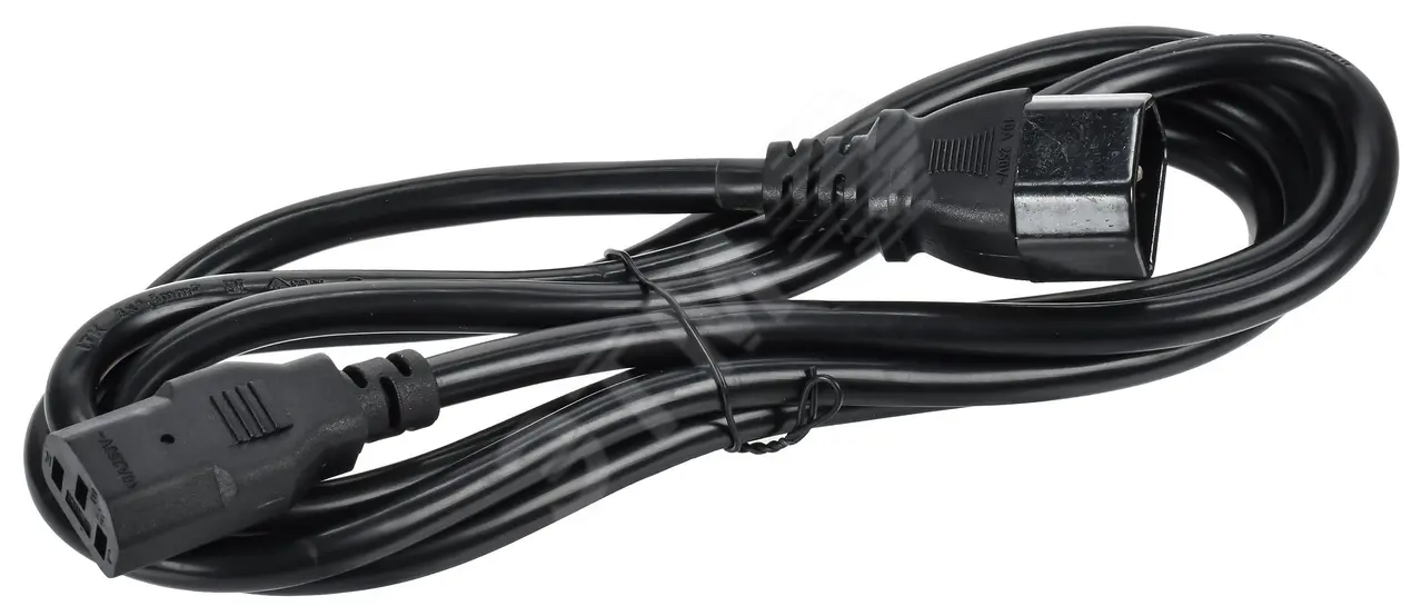 Кабель подключения PDU ITK 3х1.5 2м с разъемами С13 - С14 PC-C13C14-2M